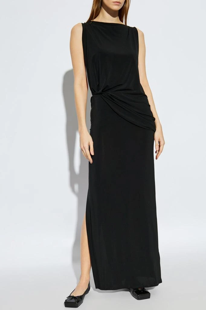 Jacquemus - The Peplo Long Dress - Black - Size : XXS