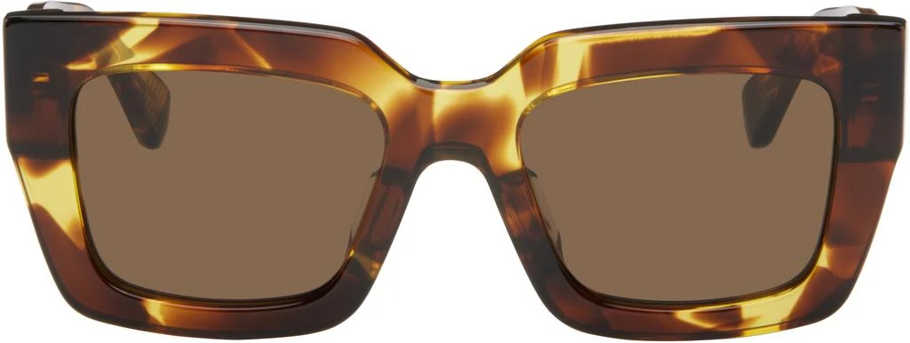 Bottega Veneta Brown Classic Square Sunglasses 1