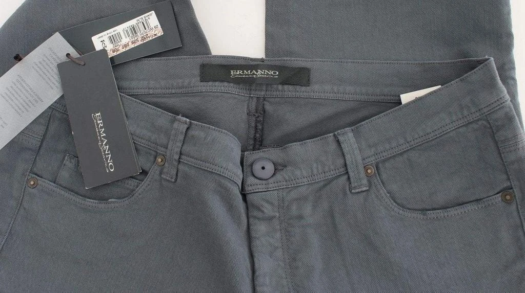 ERMANNO ERMANNO SCERVINO Women  Cotton Blend Slim Fit Bootcut Jeans 8