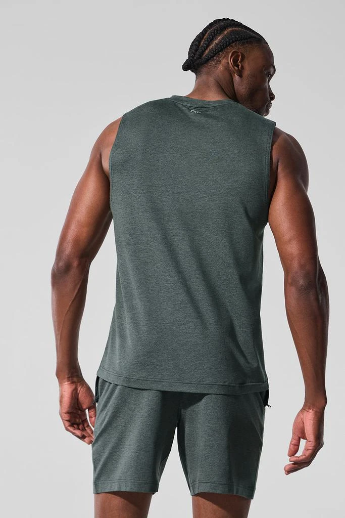 Alo Conquer Muscle Tank - Charcoal Green Heather 2