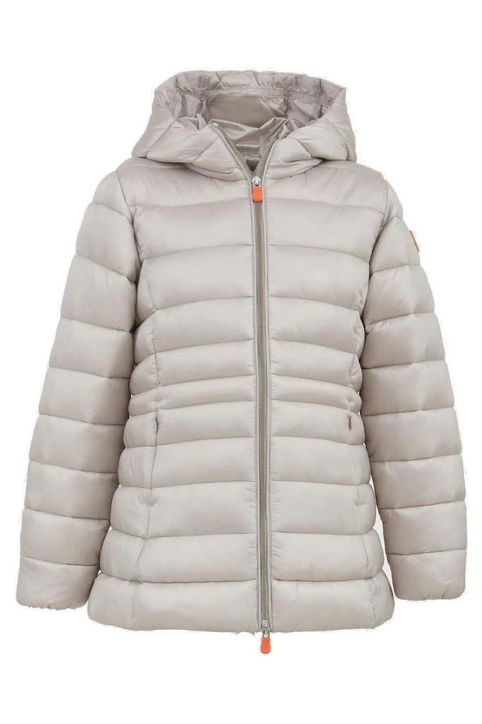 Save The Duck Save The Duck Kids Logo Patch Puffer Jacket