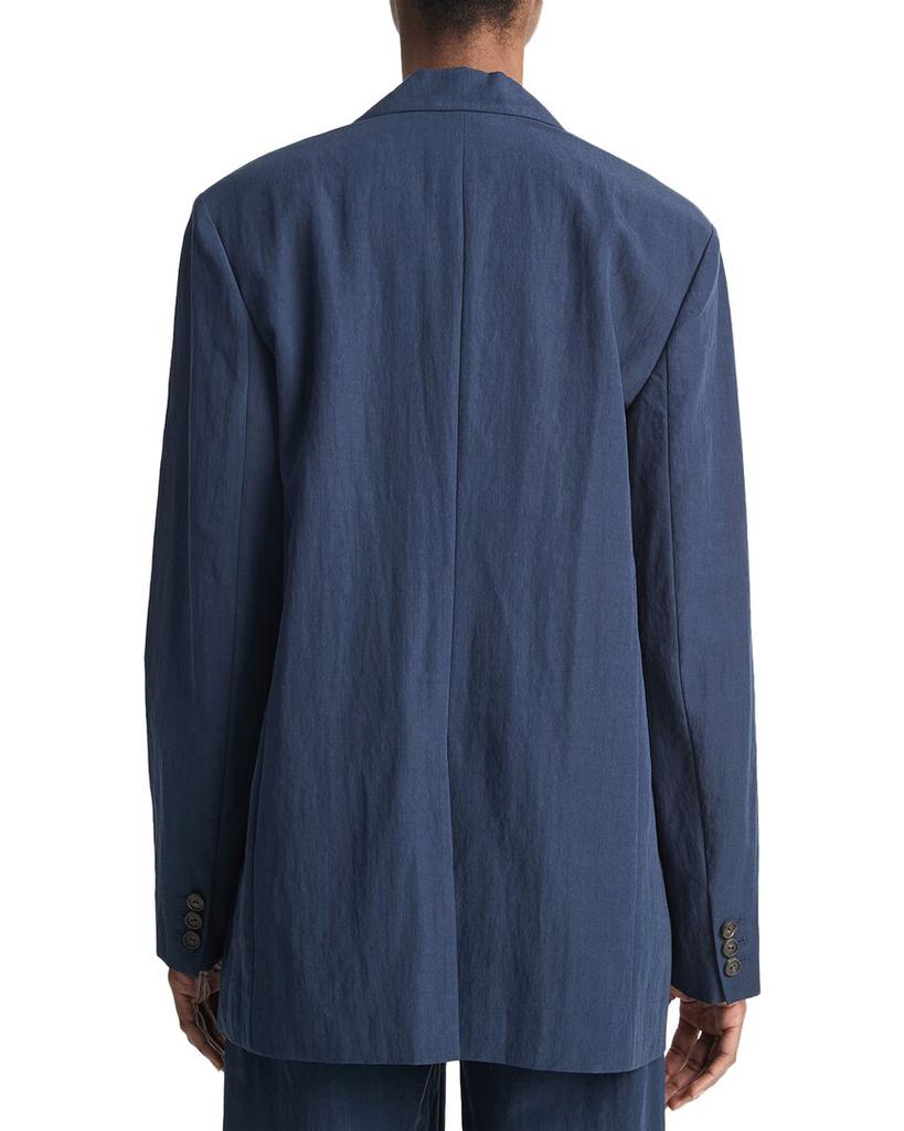 Vince Relaxed Textured Wool-Blend Blazer