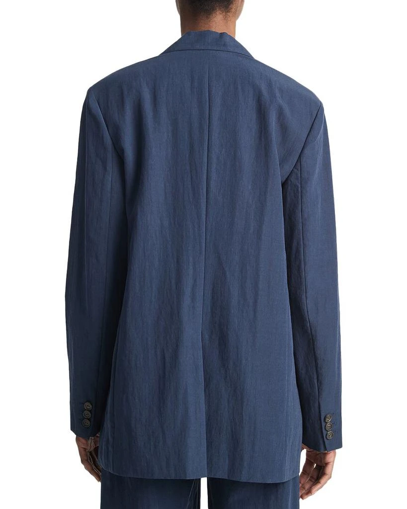 Vince Relaxed Textured Wool-Blend Blazer 2