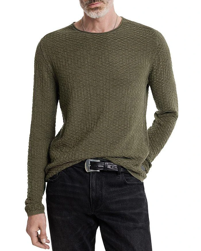 John Varvatos Riley Textured Crewneck Sweater 1