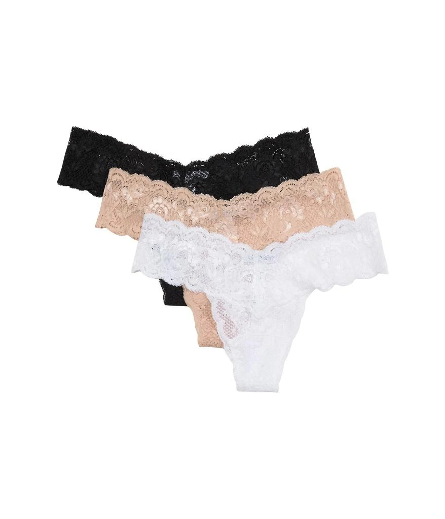 Cosabella Never Say Never 3 Pack Lowrider Thong 1