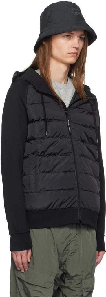 Canada Goose Black Hybridge Huron Zip Down Jacket 2