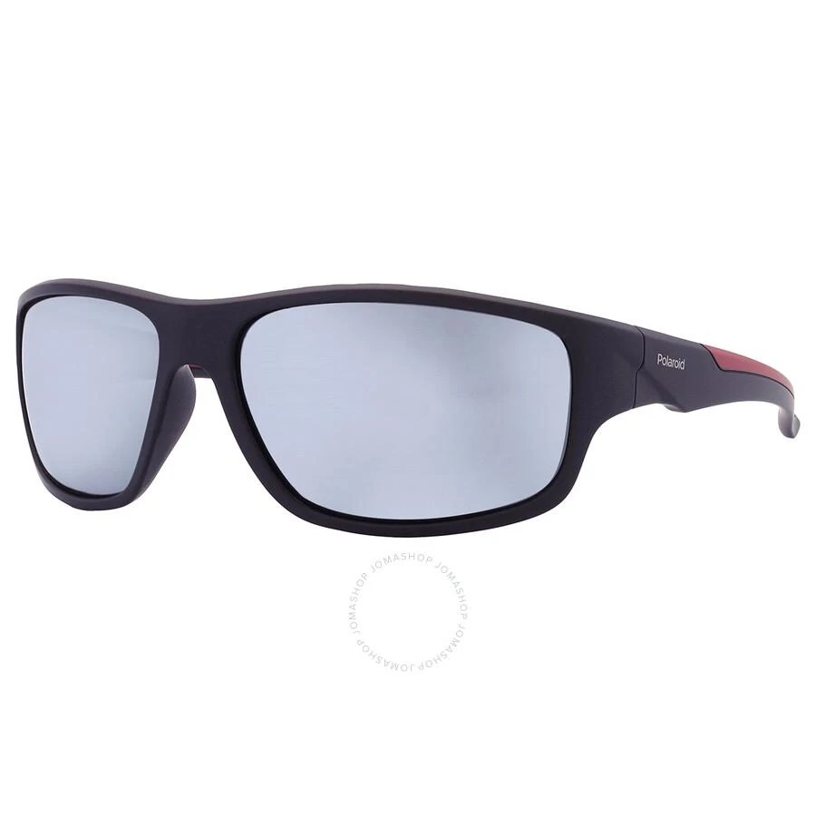 Polaroid Polarized Grey Wrap Men's Sunglasses PLD 7010/S 0OIT/EX 64 3