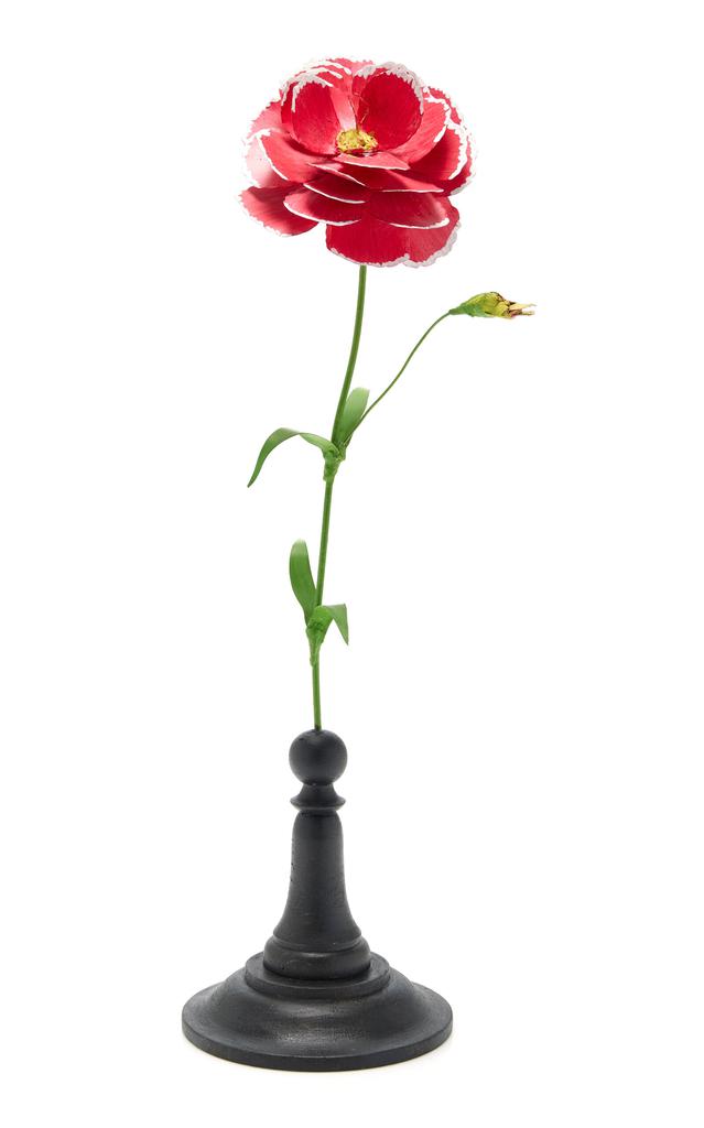 Erbavoglio Milano Erbavoglio Milano - Handcrafted Metal Carnation Sculpture - Red - Moda Operandi