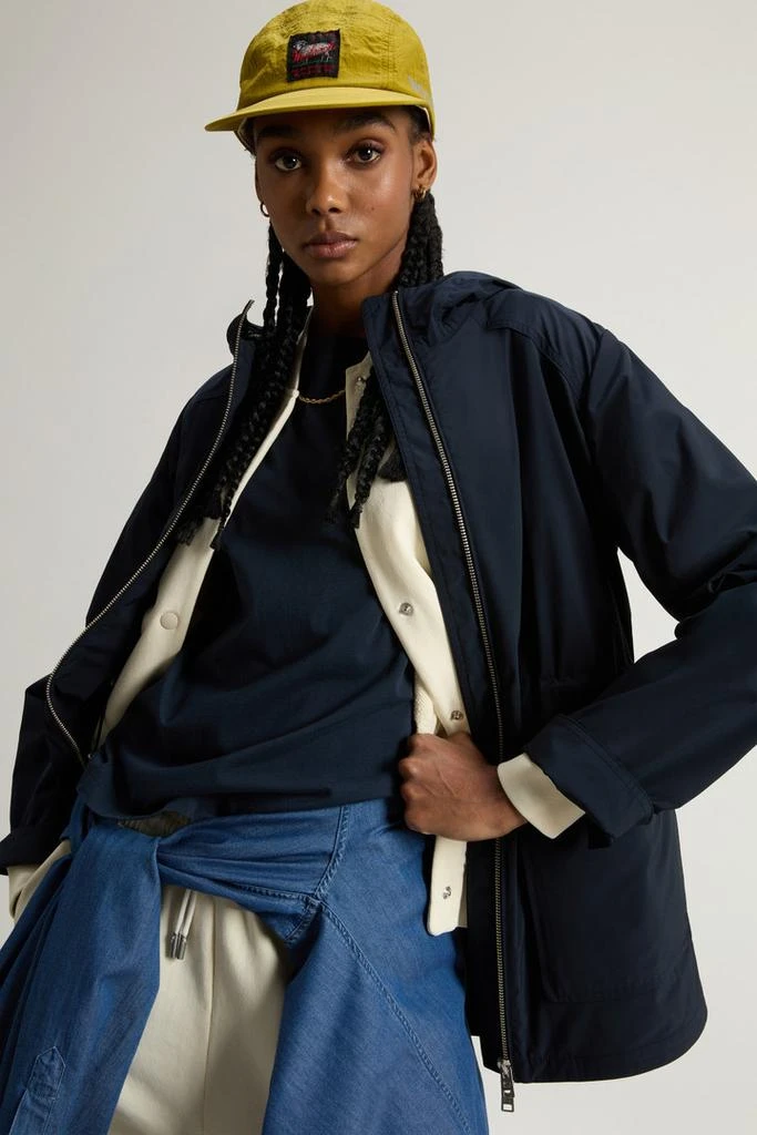 Woolrich Urban Touch Hooded Jacket - Women - Blue 4