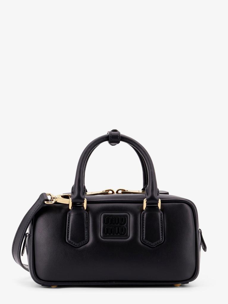 Miu Miu Mustard Suede Arcadie Handbag - Shoulder Bags