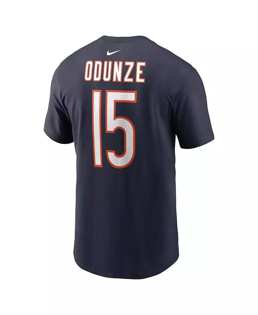 NIKE Men's Rome Odunze Navy Chicago Bears 2024 NFL Draft First Round Pick Name Number T-Shirt 2