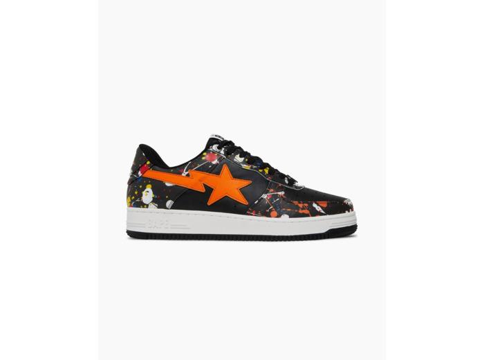A Bathing Ape A Bathing Ape Bape Sta Paint Splatter Black