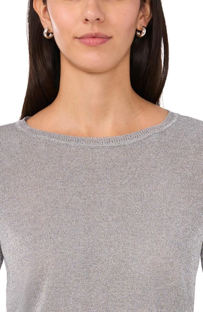 Halogen Metallic Crewneck Sweater 3
