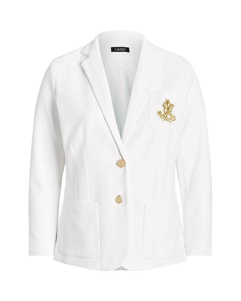 Ralph Lauren Plus Bullion Jacquard Blazer 6