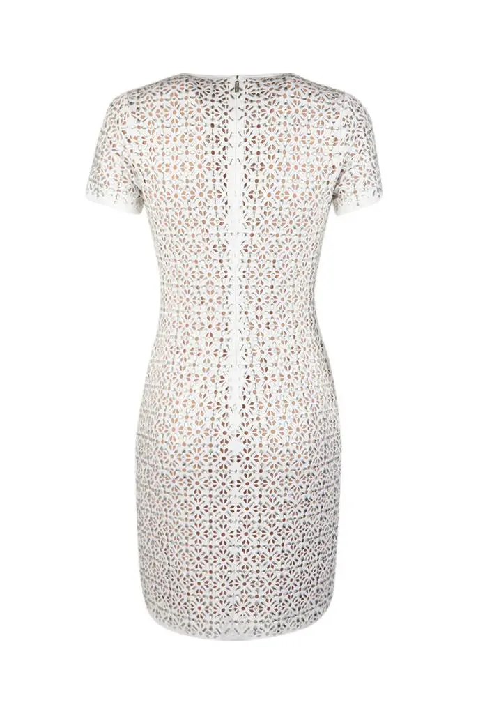 Michael Kors Embellished laser cut scuba dress 2
