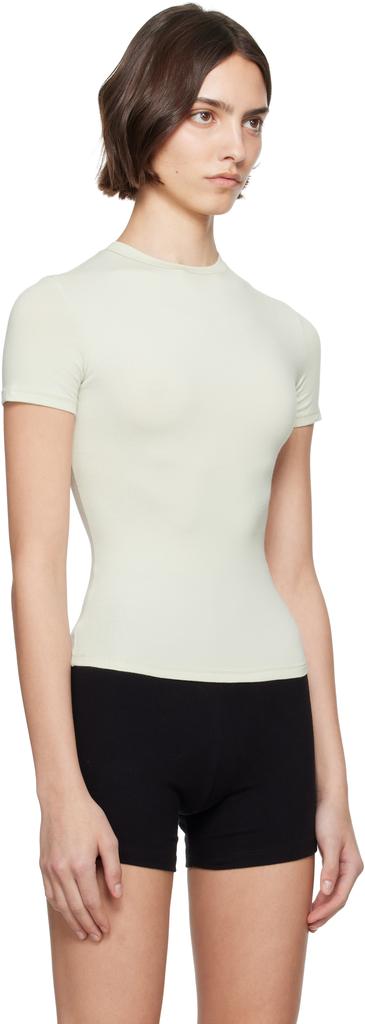 SKIMS Green Cotton Jersey T-shirt