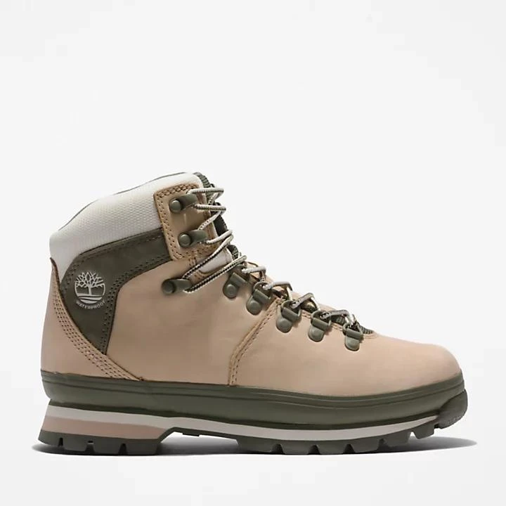 Timberland Euro Hiker Waterproof Hiking Boot for Women in Beige 1
