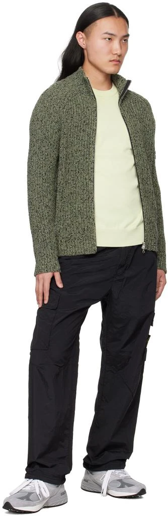 Stone Island Green Zip Sweater 5