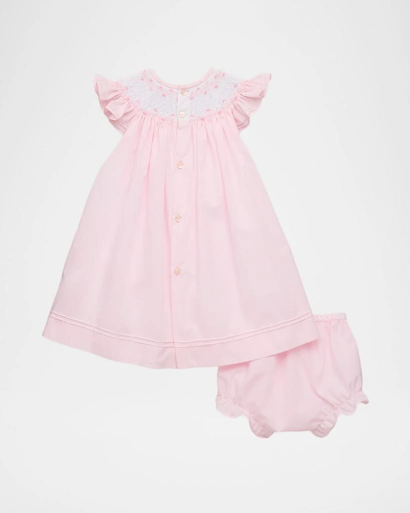 Luli 
Me Girl
s Smocked Bishop Dress, Bloomers 
Bonnet Set, Size NB-18M 2