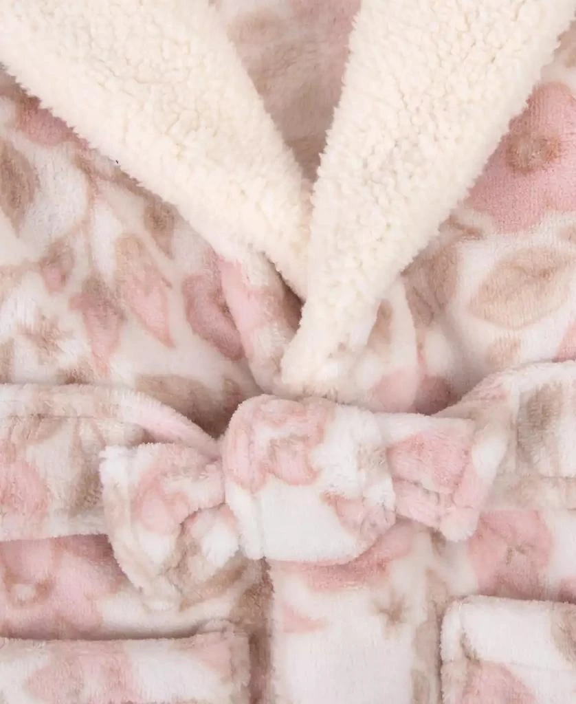 Jessica Simpson Baby Bath Robe with Sherpa Slippers, 2-Piece Set 5