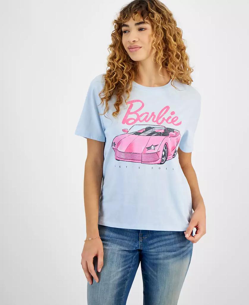 Love Tribe Juniors' Barbie Convertible Graphic-Print T-Shirt
