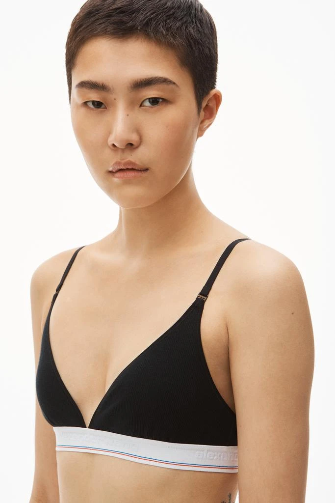 Alexander Wang Bralette in Ribbed Jersey 3