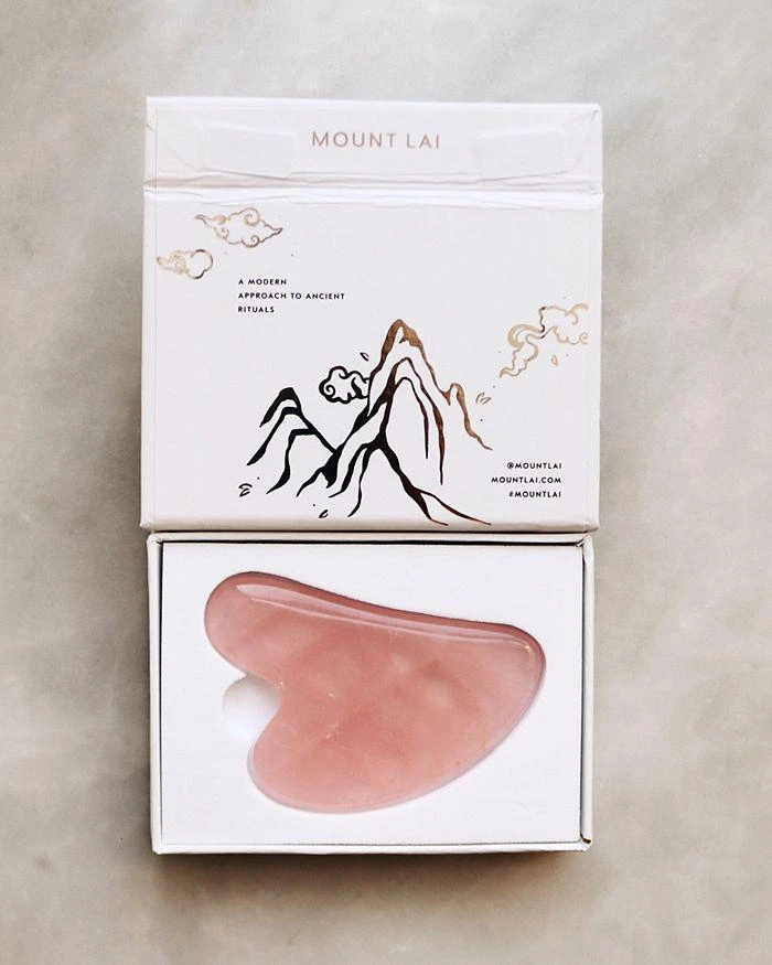 Mount Lai The Rose Quartz Gua Sha Facial Lifting Tool 3