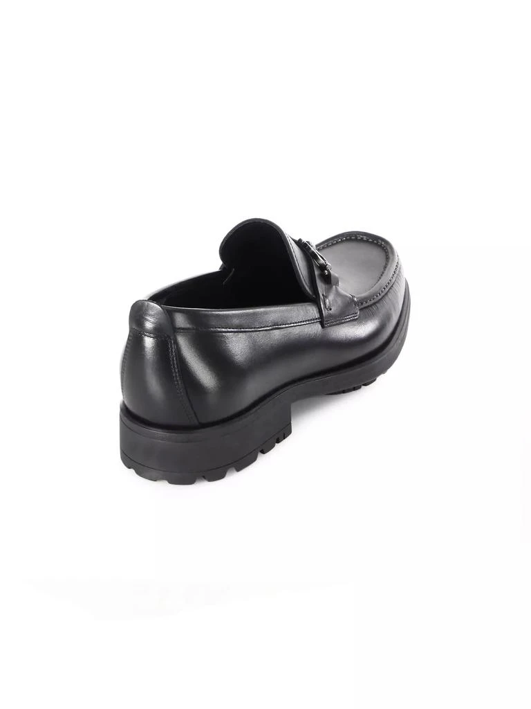 Salvatore Ferragamo David Gancini Bit Leather Loafers 3