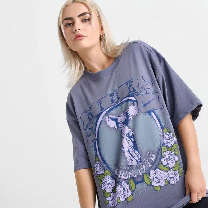 NIKE Women's Nike Sportswear Essential Oversized Band T-Shirt 5