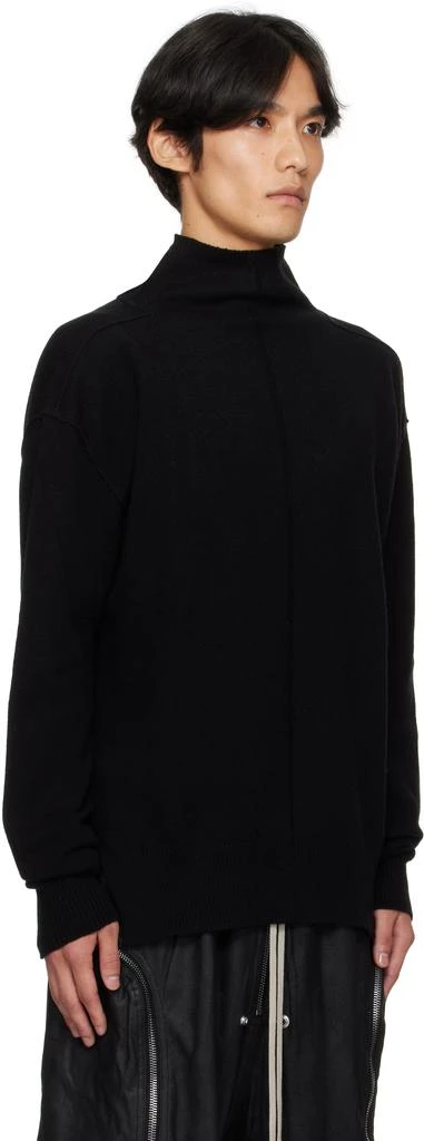 Rick Owens Black Concordians Tabard Sweater 2