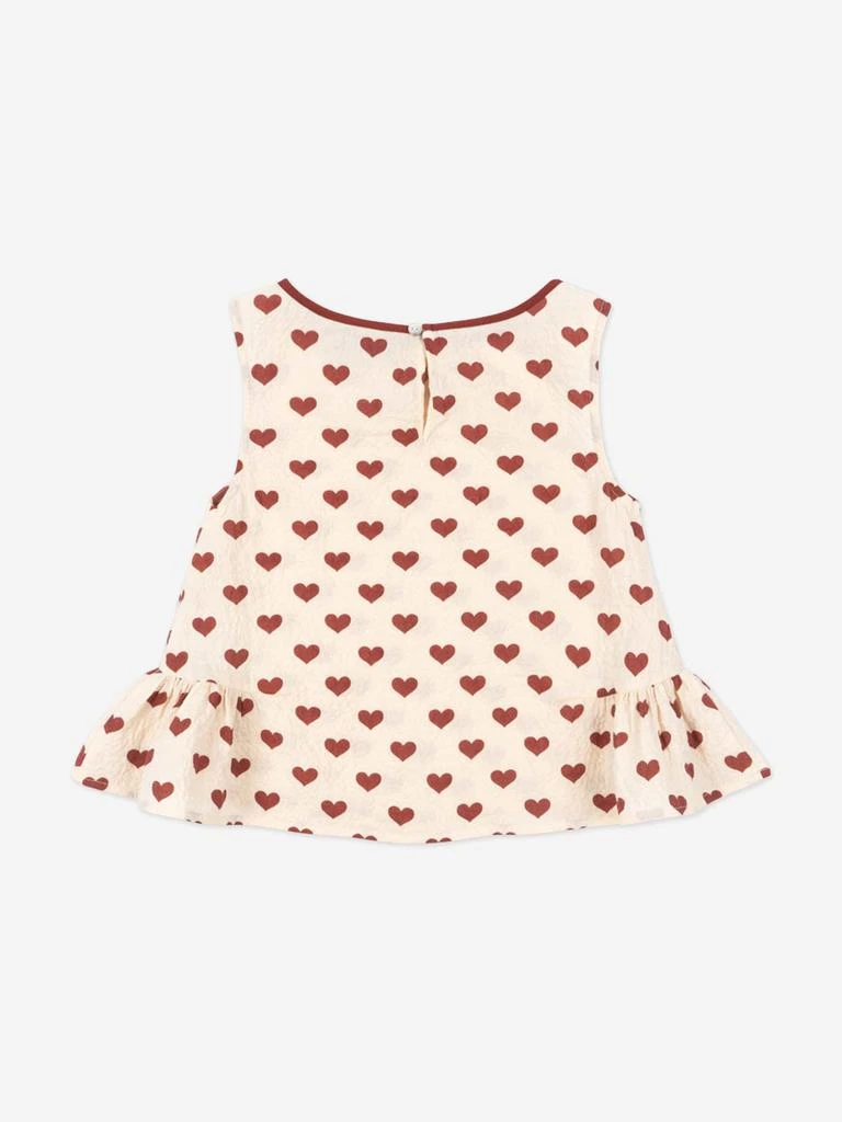 Konges Slojd Girls Ava Sleeveless Top in Ivory 2