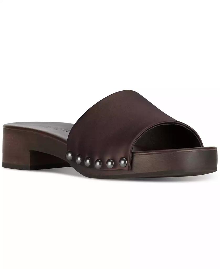 Jeffrey Campbell Cambrie Wooden Platform Slide Sandals
