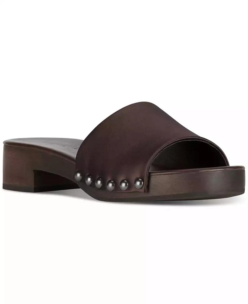 Jeffrey Campbell Cambrie Wooden Platform Slide Sandals 1