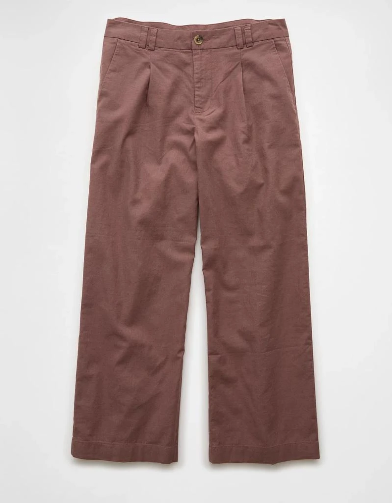 AE AE Linen-Blend Stovepipe Crop Trouser 3