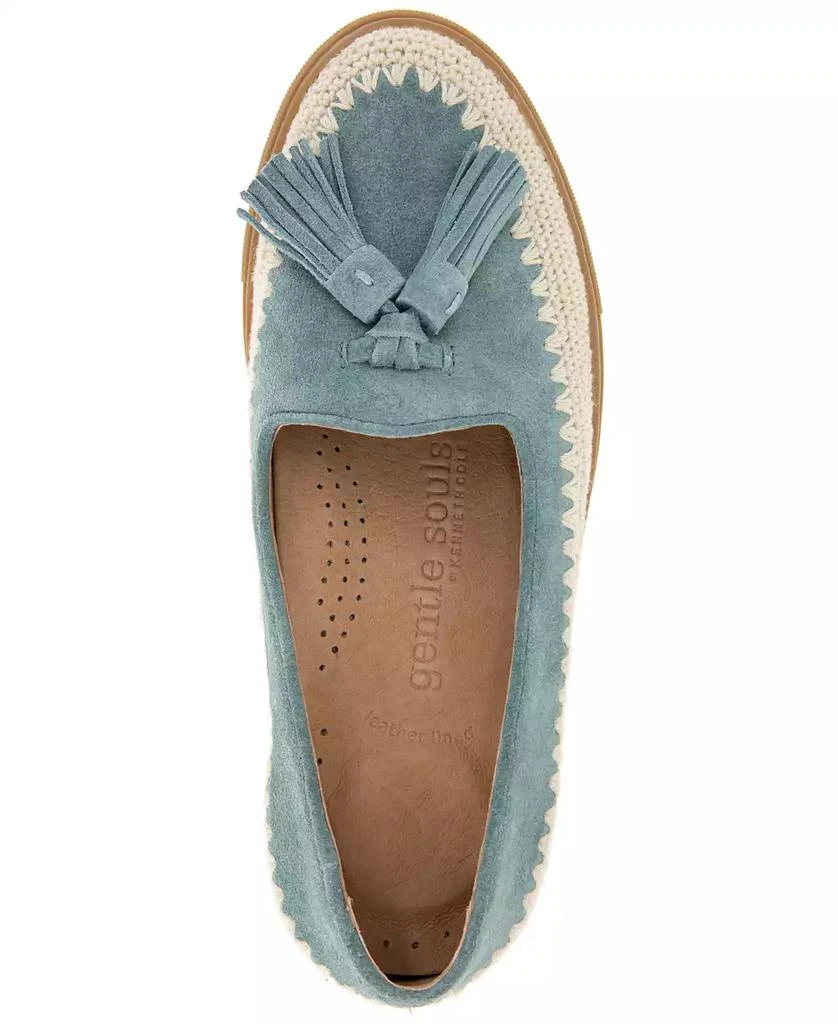 Gentle Souls Women's Citrus Tasseled Espadrille Flats 8