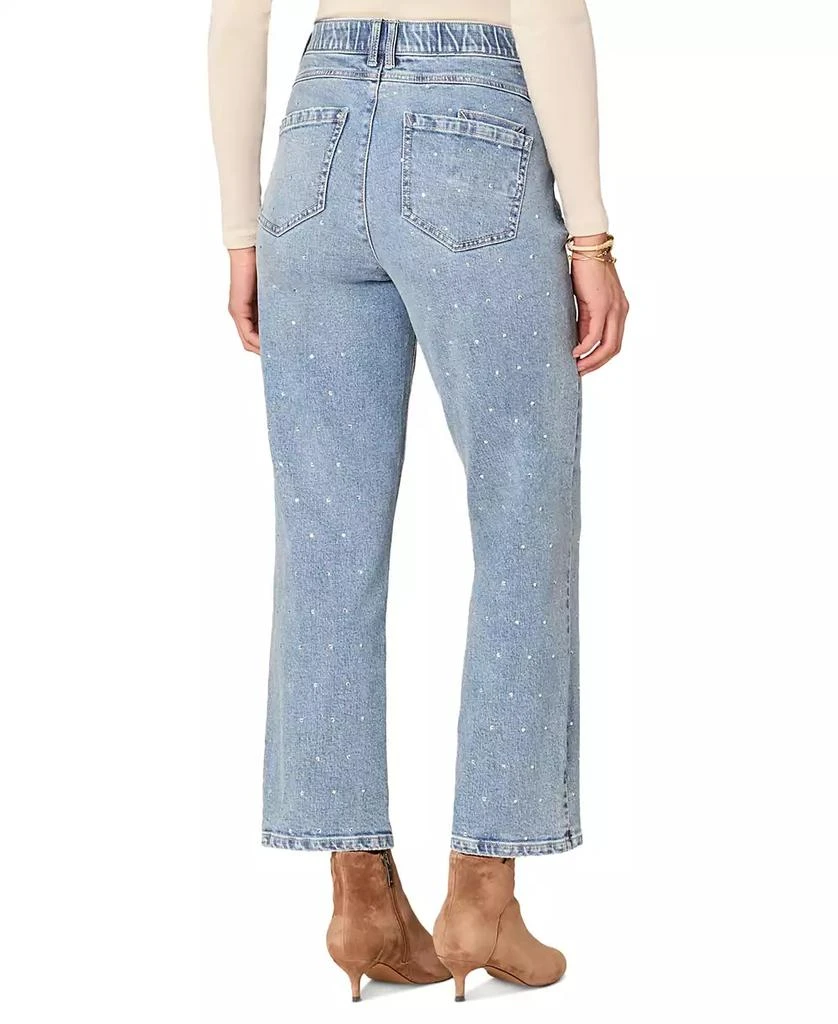 Democracy Petite Rhinestone High-Rise Boyfriend Jeans 3