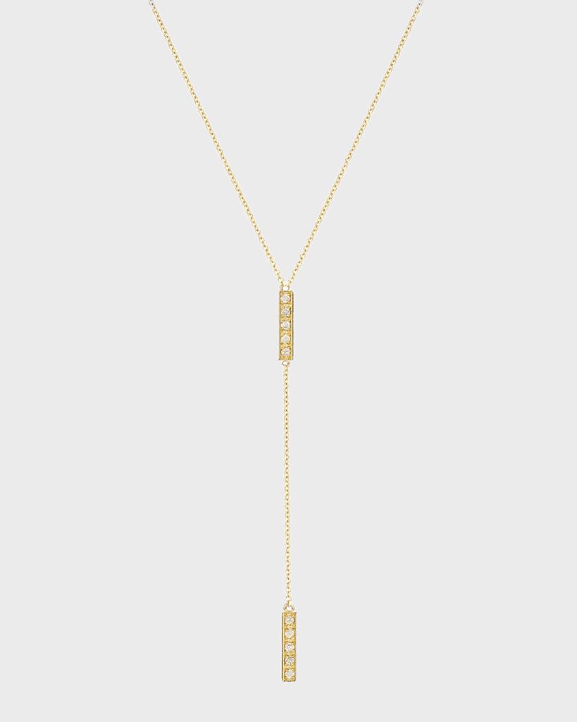 Jennifer Meyer Diamond Short Bar Lariat