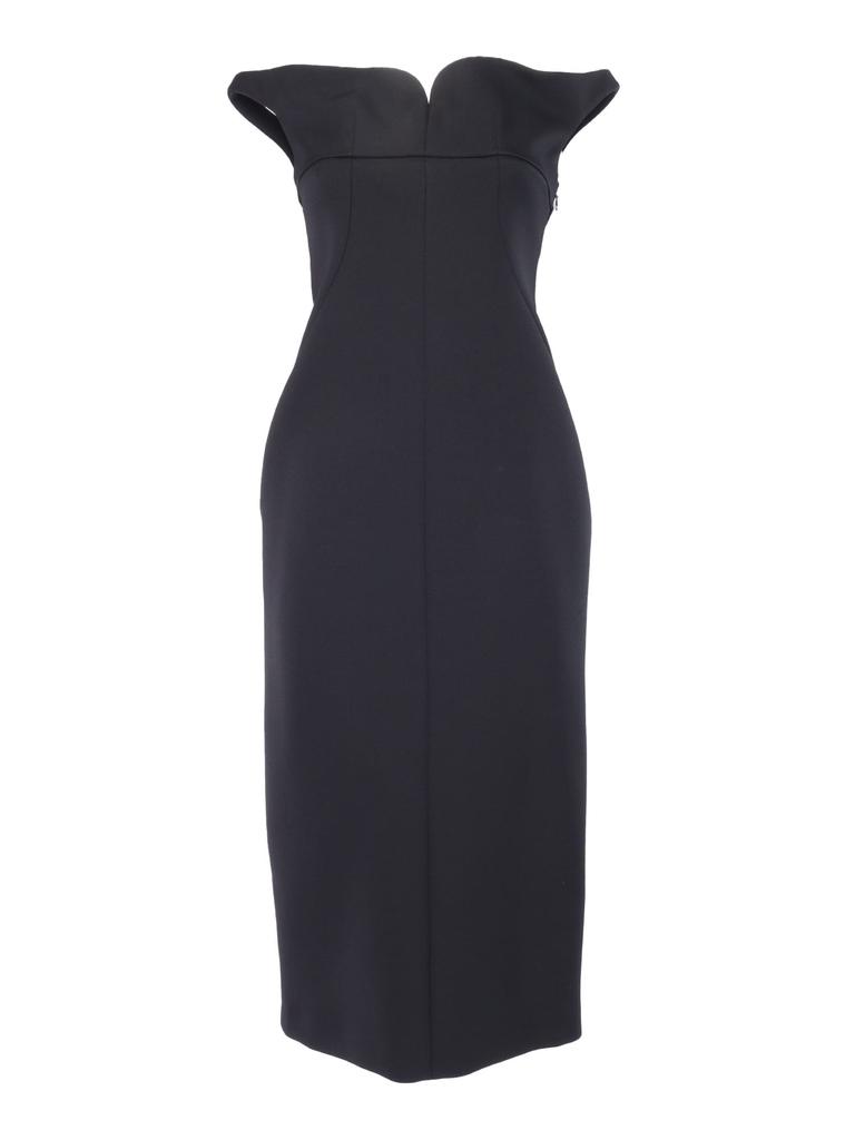 ワンピース PHILOSOPHY DI LORENZO SERAFINI Woman Dress Black 04837011 01 PHILOSOPHY di LORENZO SERAFINI Black Midi Dress - Dresses