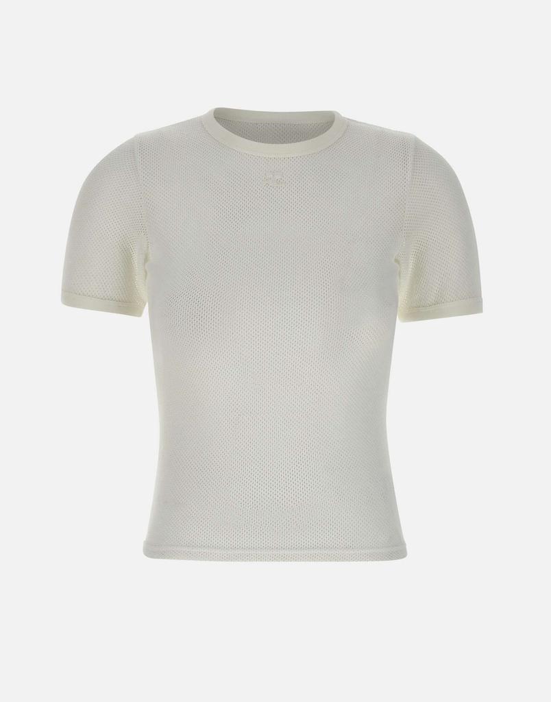 courreges "Signature contrast t-shirt"