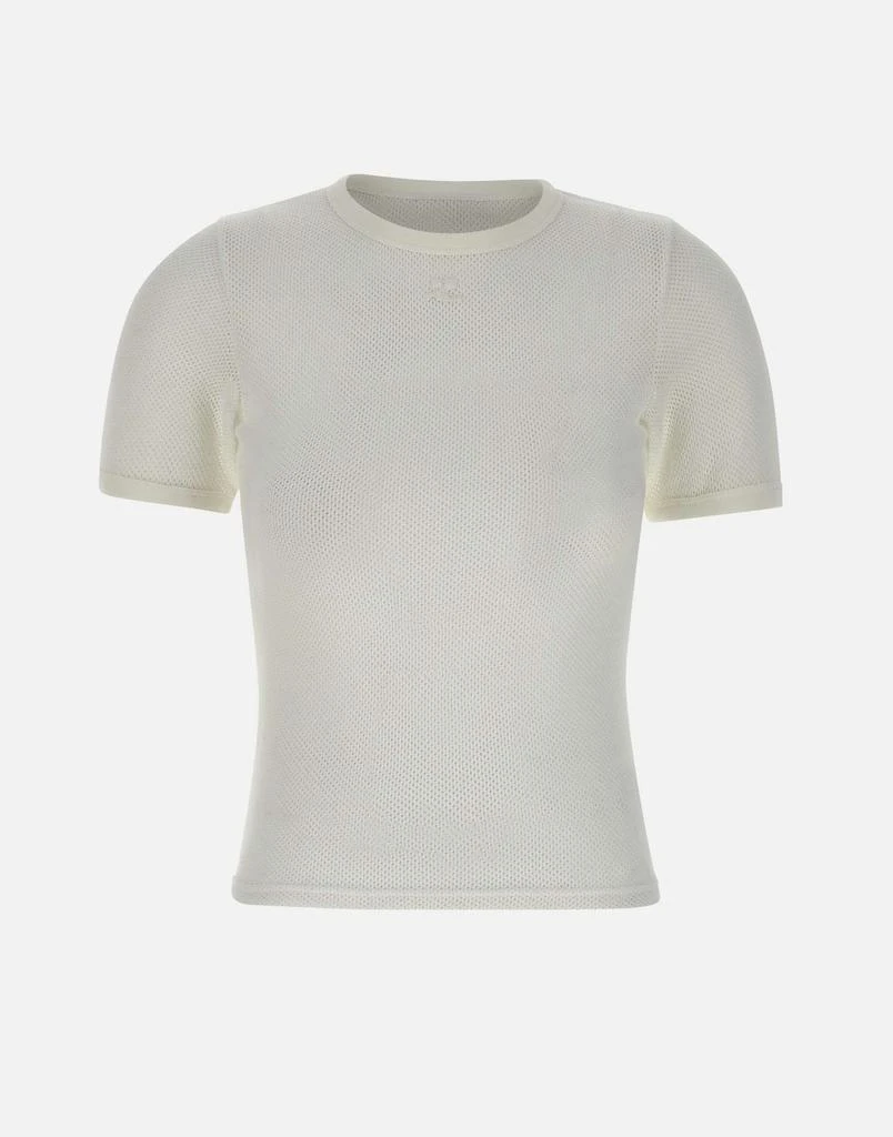 courreges "Signature contrast t-shirt" 1