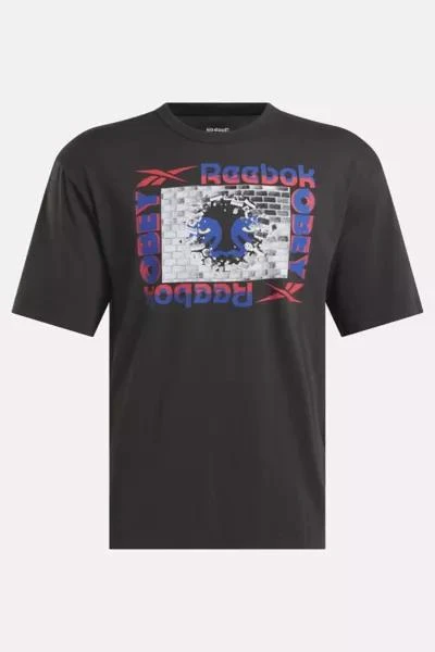 Reebok Reebok X OBEY Break Through Washed Cotton Graphic Tee 1