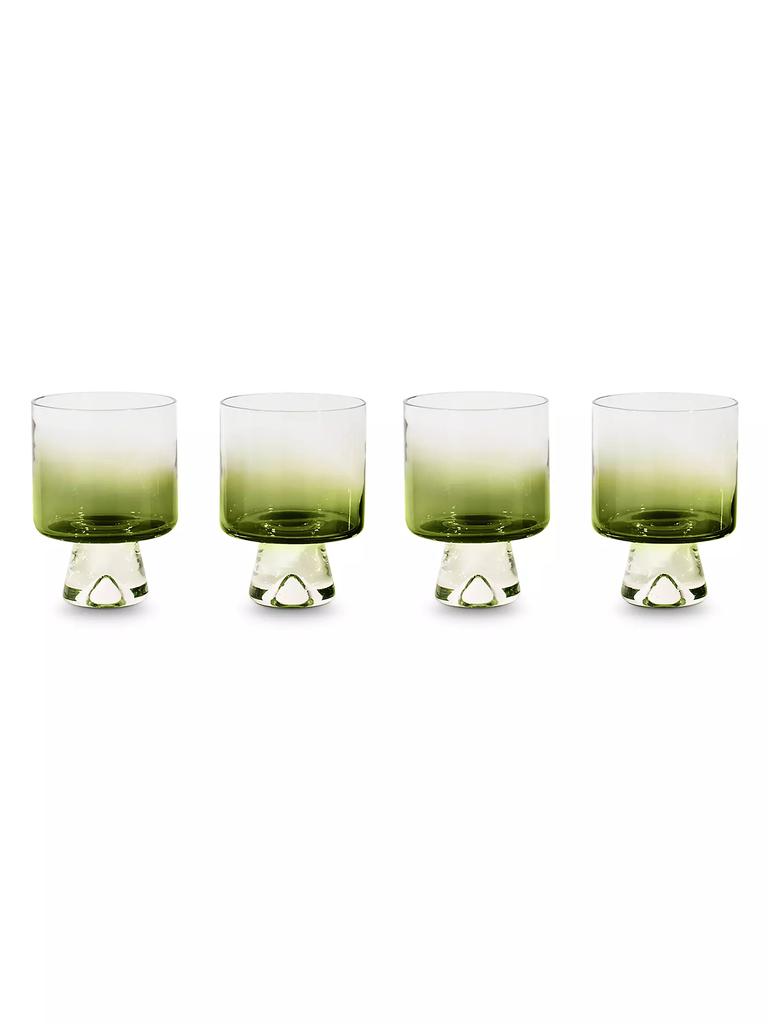 Tom Dixon Tank 4-Piece Low Ball Glasses Set