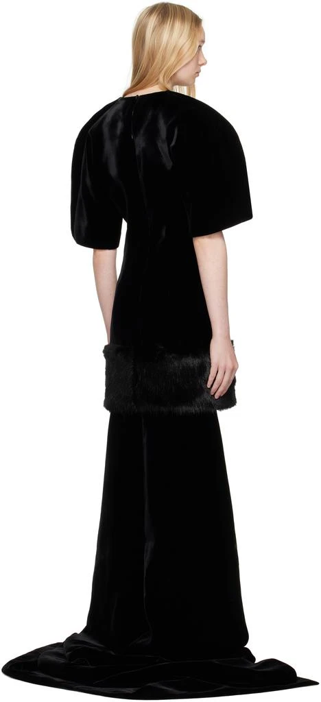 FIDAN NOVRUZOVA Black Enya Evening Minidress 3