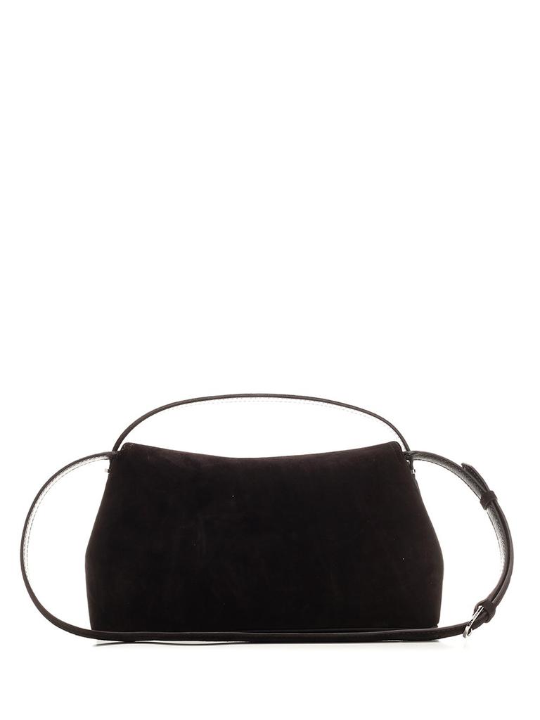 Totême Totême Logo Plaque Foldover Top Shoulder Bag