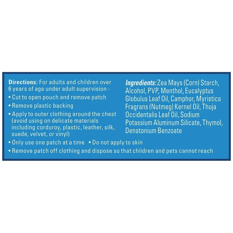 Vicks Non-Medicated Wearable Aroma Patch, Soothing Vicks Vapors, Ages 6+ Eucalyptus and essential oils 3