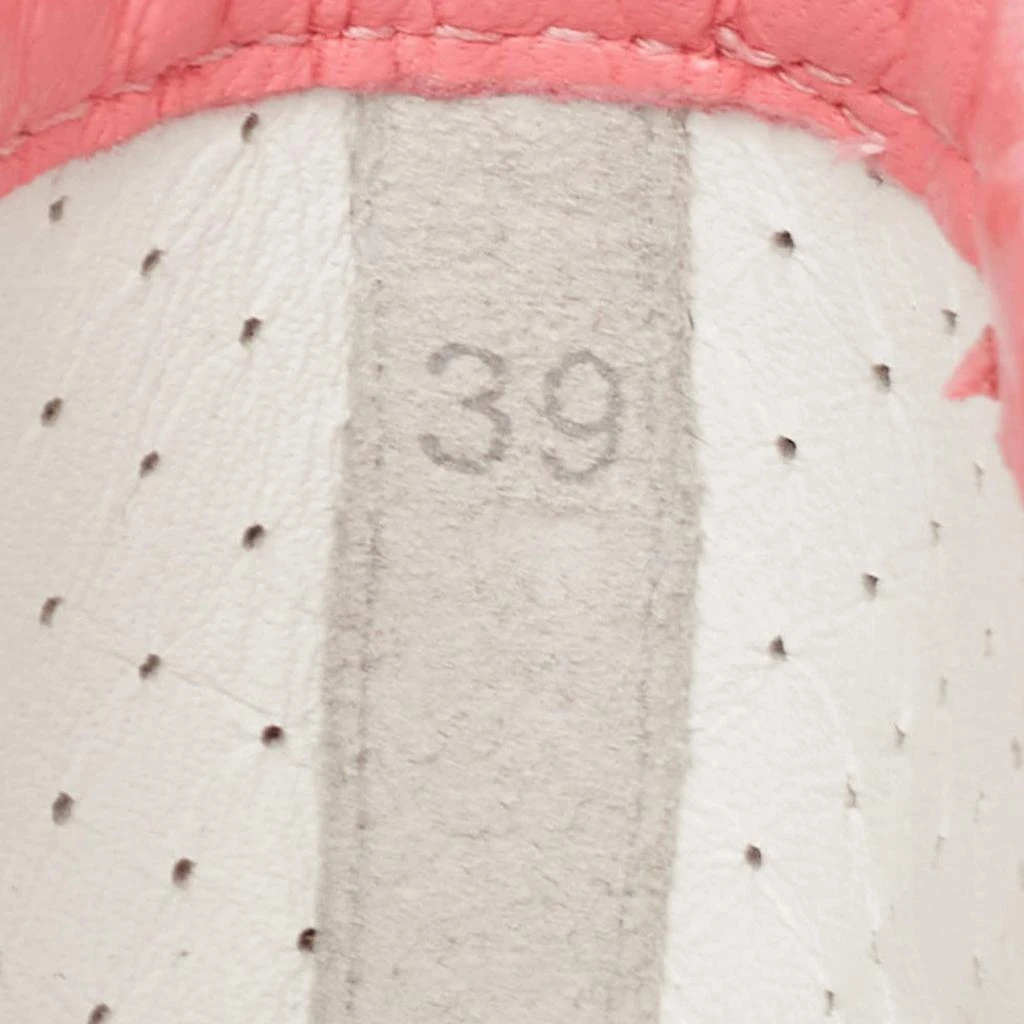 Marc Jacobs Marc by Marc Jacobs Pink Perforated Leather Mouse Flats Size 39 8