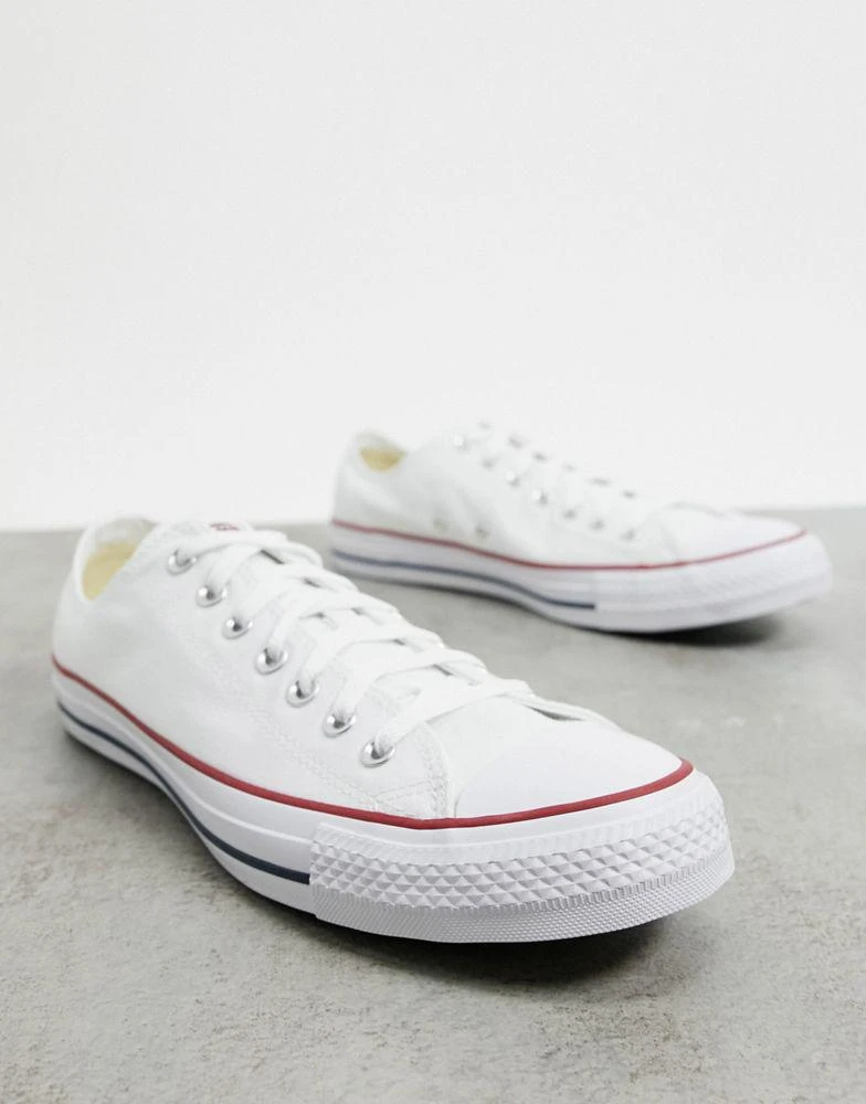 Converse Converse Chuck Taylor All Star Ox Wide Fit trainers in white 3