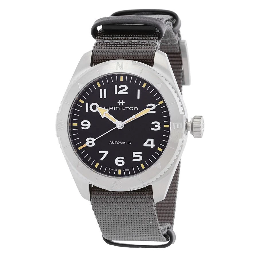Hamilton Khaki Field Automatic Black Dial Watch H70315930 1