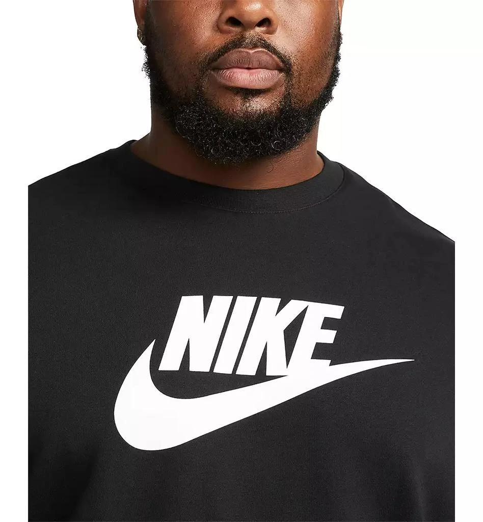 NIKE Men's Sportswear Club Fleece Graphic Crewneck Sweatshirt 3