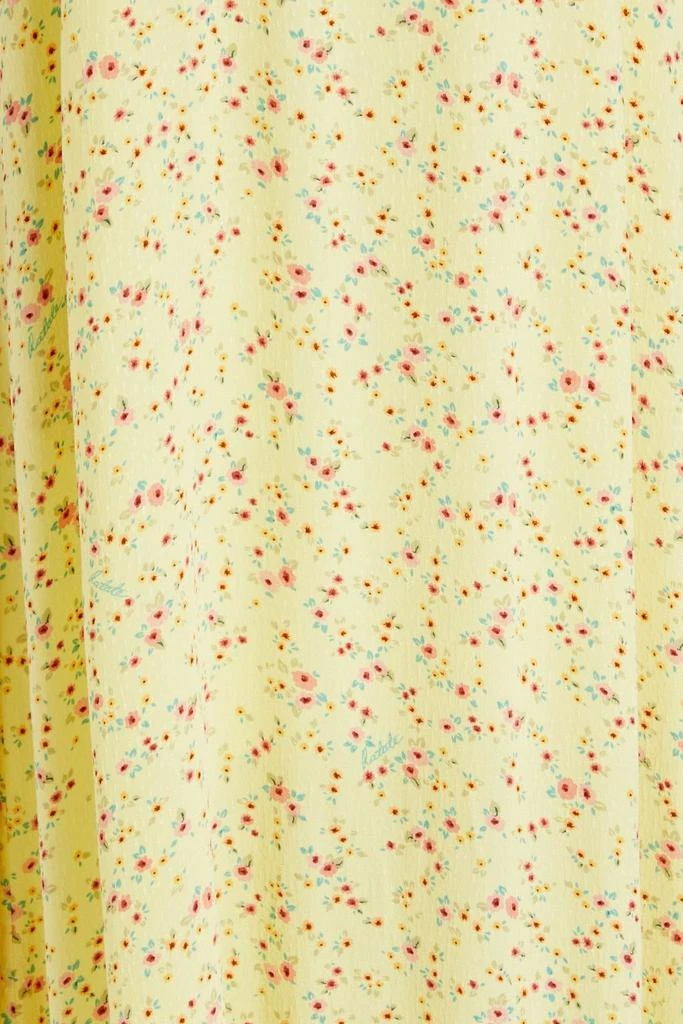 ROTATE Birger Christensen Floral-print jacquard midi dress 4